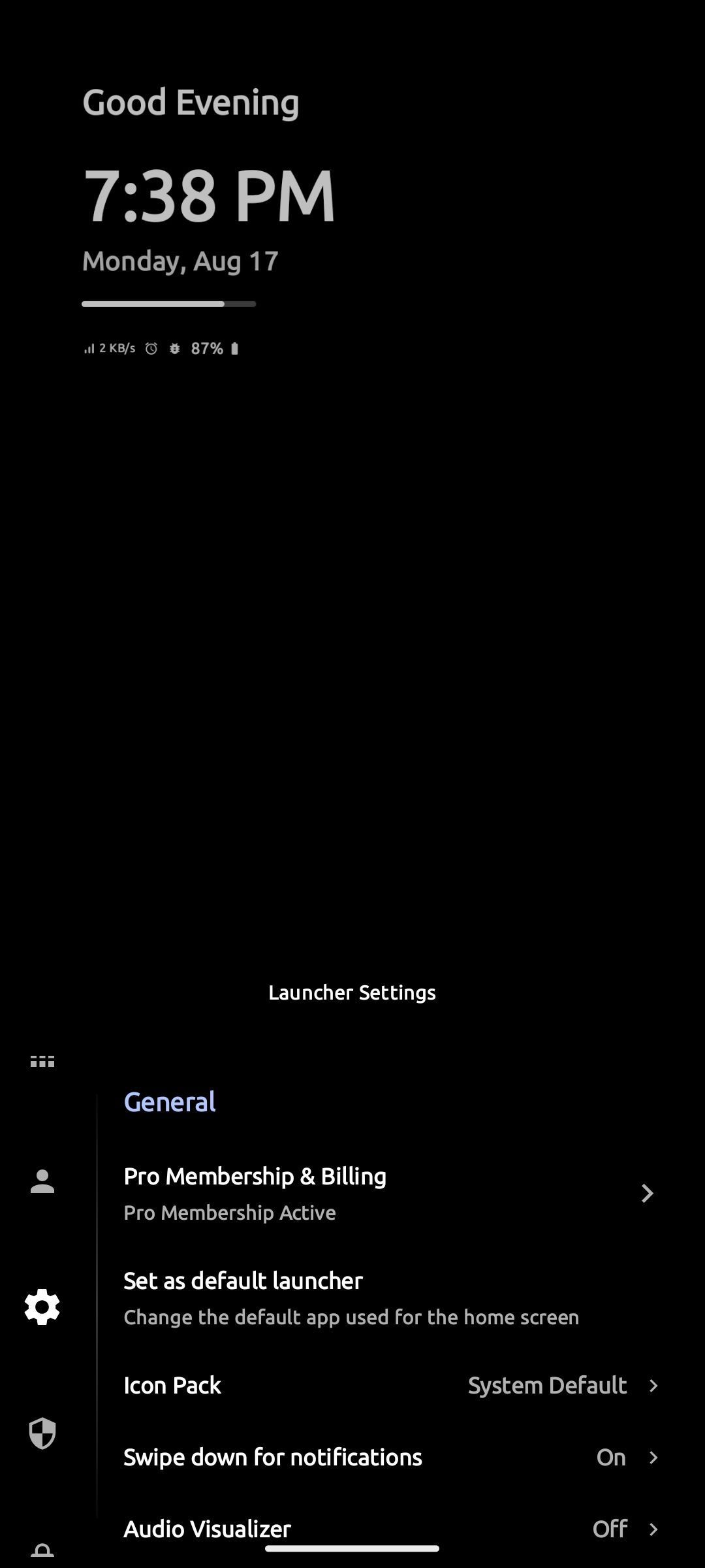 Page navigation in the hidden space