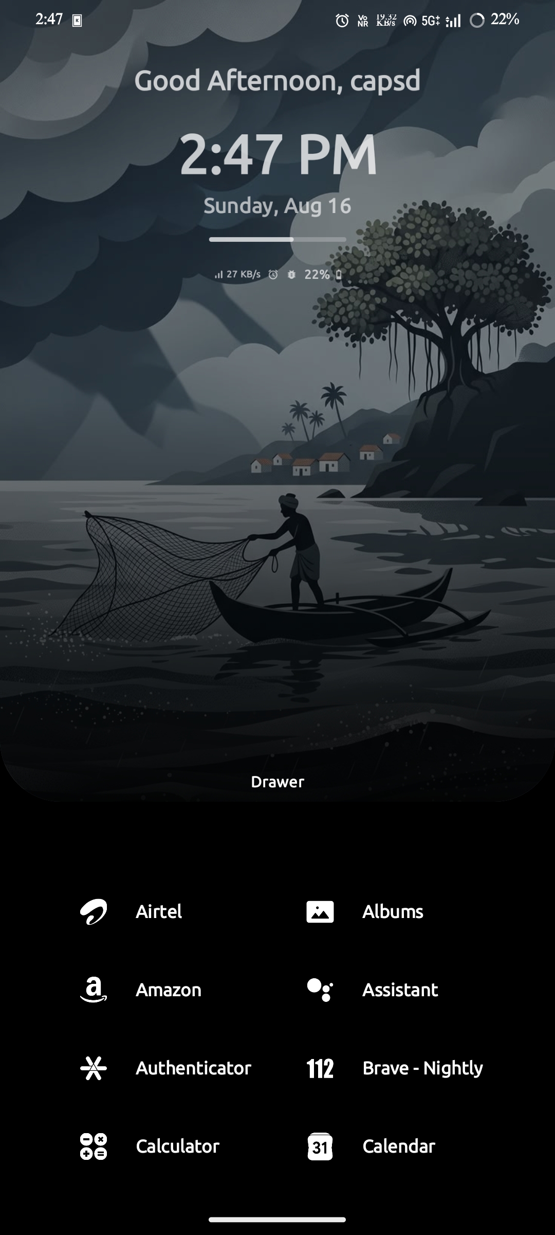 App drawer