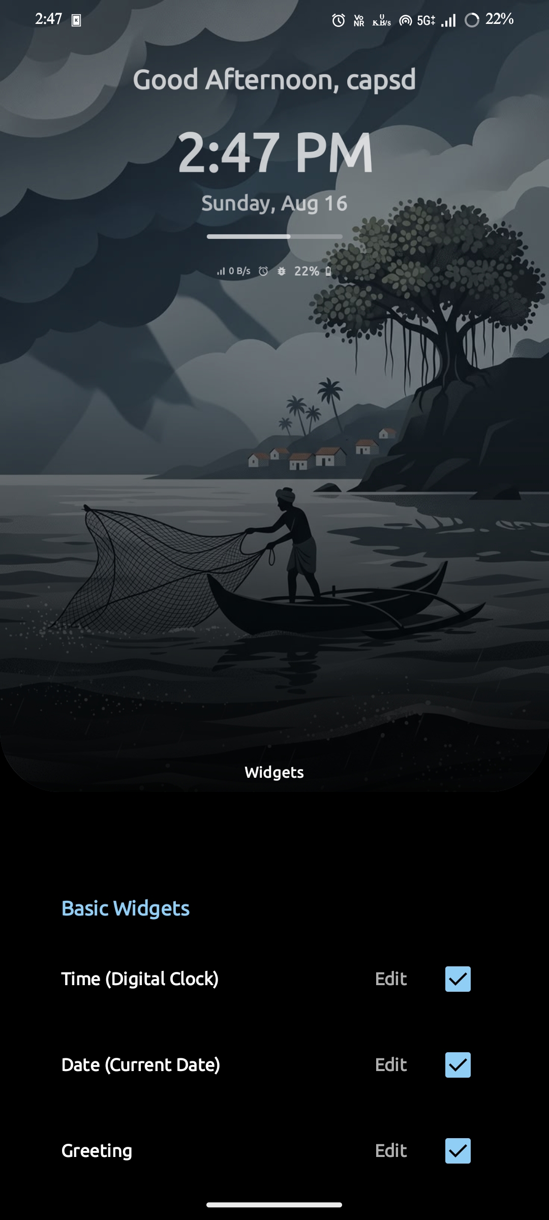 Widgets